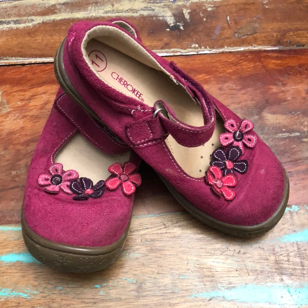 Suede look Mary Janes